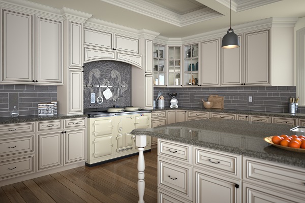 cream white  kitchen cabinetry