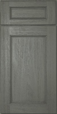 flat panel grey cabinet Door